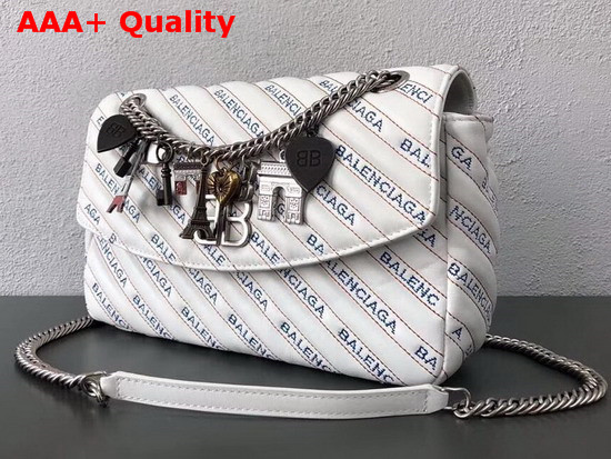 Balenciaga BB Handbag in White Replica