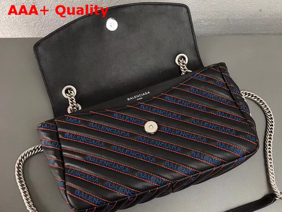 Balenciaga BB Shoulder Bag Black Replica