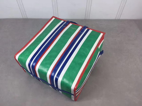 Balenciaga Bazar Shopper M Multicolored Arena Leather Stripes For Sale