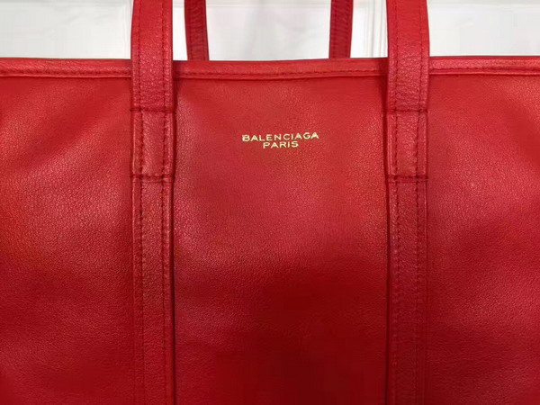 Balenciaga Bazar Shopper M Red Soft Crafted Vintage Lambskin For Sale