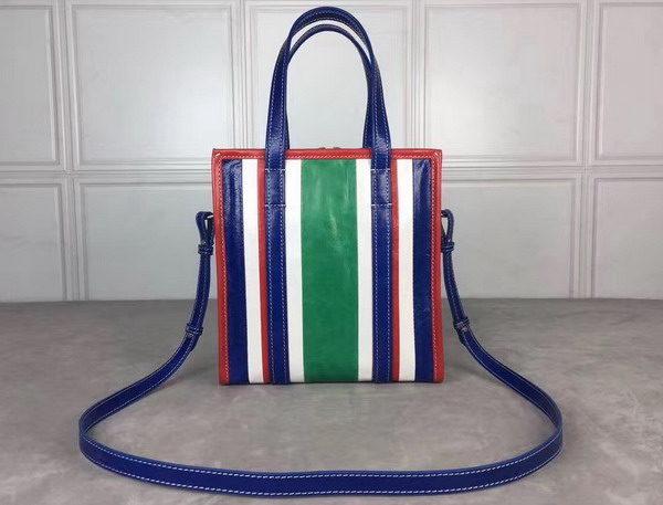 Balenciaga Bazar Shopper XS Multicolored Stripes For Sale