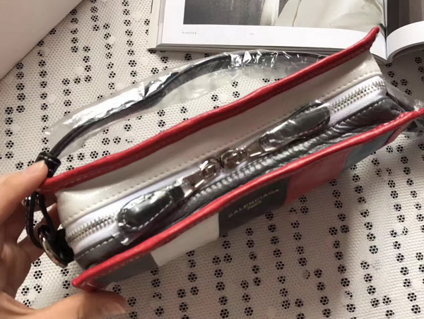 Balenciaga Bazar Strap Clutch Multicolour Arena Leather For Sale