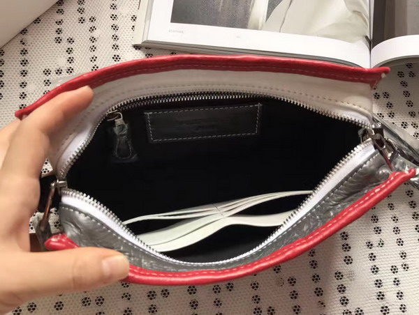 Balenciaga Bazar Strap Clutch Multicolour Arena Leather For Sale