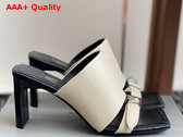 Balenciaga Bel Air 80mm Sandal in Soya Smooth Calfskin Replica