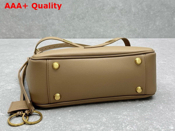 Balenciaga Bel Air Small Hobo Bag in Latte Smooth Calfskin Replica