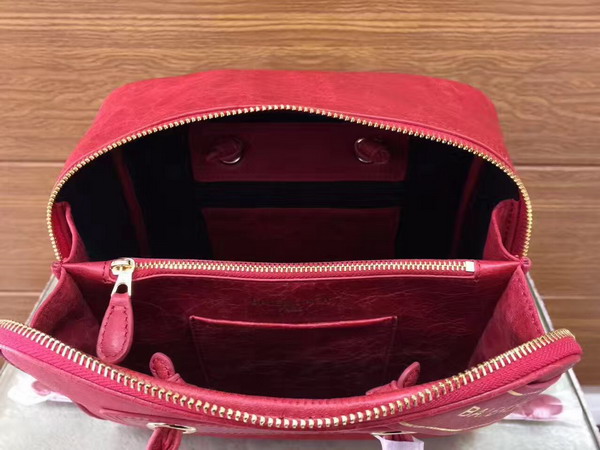 Balenciaga Blanket Square S Red Lambskin For Sale
