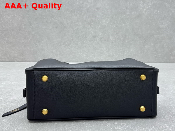 Balenciaga Carrie Bowling Bag Small in Black Calfskin Replica