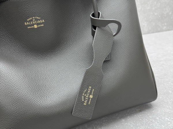 Balenciaga Carrie Carry All Bag in Khaki Calfskin Aged Gold Hardware Replica