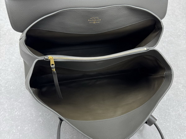 Balenciaga Carrie Carry All Bag in Khaki Calfskin Aged Gold Hardware Replica