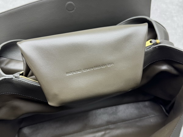 Balenciaga Carrie Carry All Bag in Khaki Calfskin Aged Gold Hardware Replica