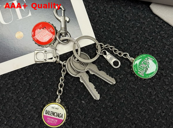 Balenciaga Charm Keychain Beer Caps Multicolor Replica