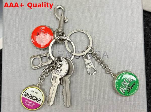 Balenciaga Charm Keychain Beer Caps Multicolor Replica