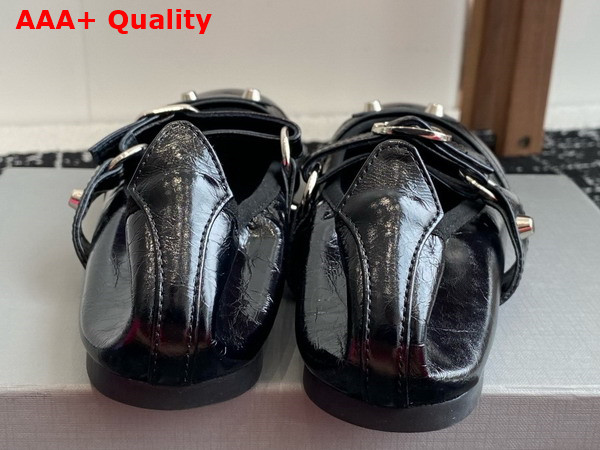 Balenciaga City Ballerina in Black Arena Lambskin Replica