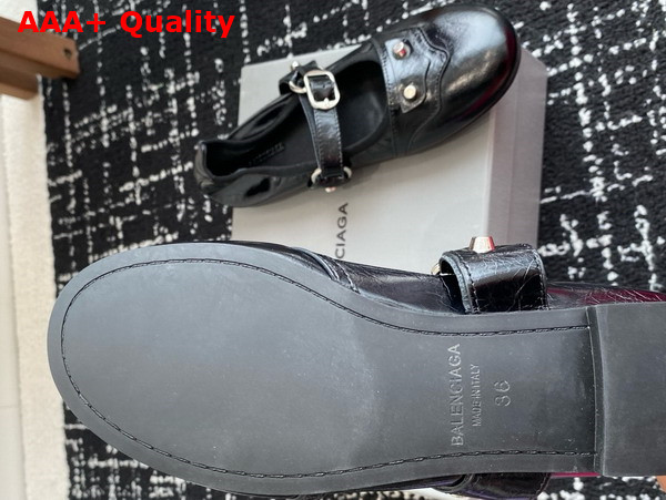 Balenciaga City Ballerina in Black Arena Lambskin Replica