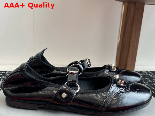 Balenciaga City Ballerina in Black Arena Lambskin Replica