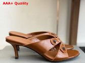 Balenciaga City Sandal in Camel Arena Lambskin Replica