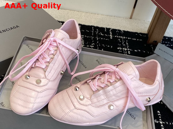 Balenciaga City Sneaker in Petal Pink Sheepskin Replica