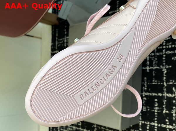 Balenciaga City Sneaker in Petal Pink Sheepskin Replica