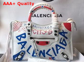Balenciaga Classic City S Graffite White Replica