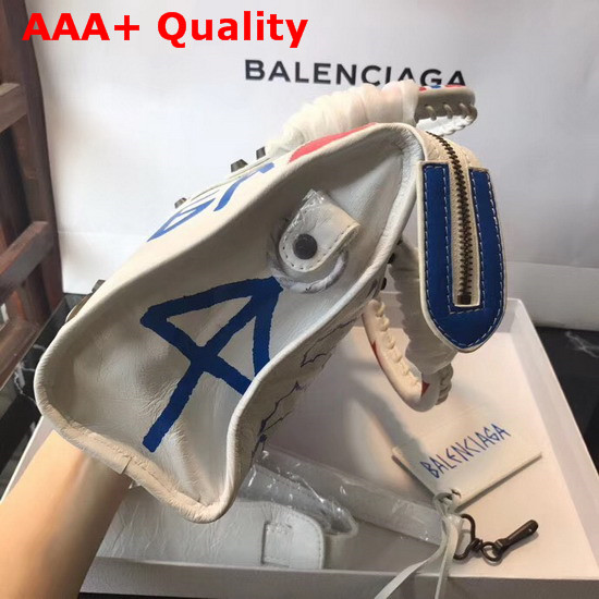 Balenciaga Classic City S Graffite White Replica