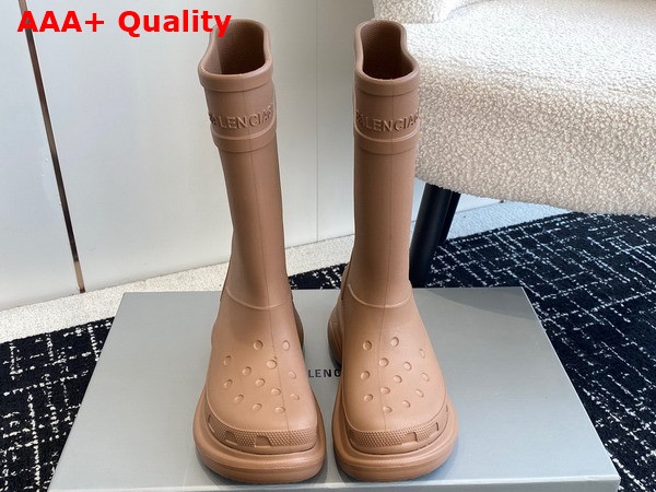 Balenciaga Crocstm Boot in Beige Rubber Replica