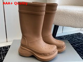 Balenciaga Crocstm Boot in Beige Rubber Replica