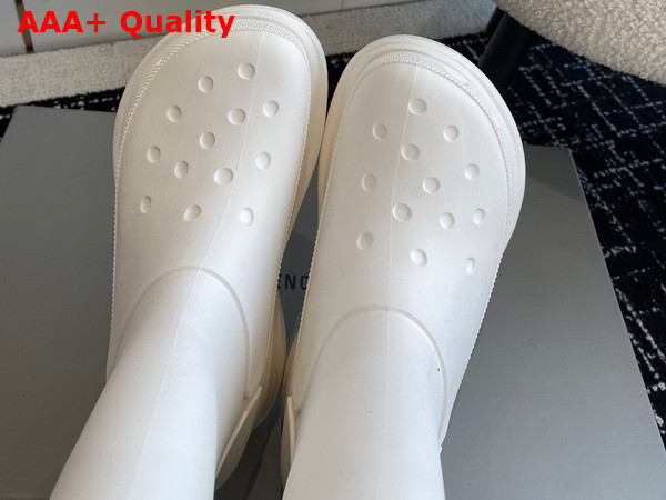 Balenciaga Crocstm Boot in White Rubber Replica