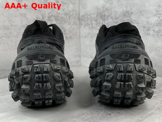 Balenciaga Defender Sneaker in Black Mesh and Nylon Replica
