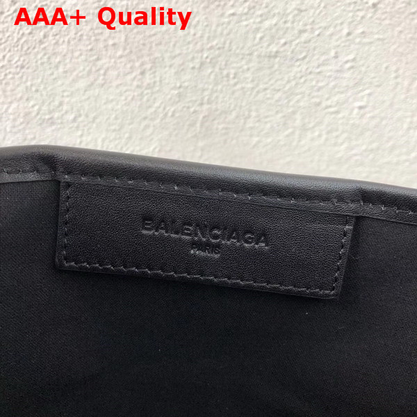 Balenciaga Denim Navy Cabas S in Black Replica
