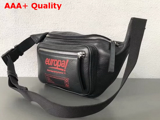 Balenciaga Europa Belt Pack in Black Calfskin Replica