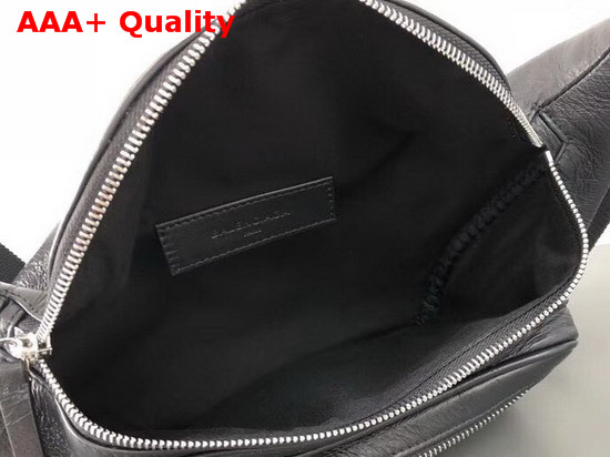 Balenciaga Europa Belt Pack in Black Calfskin Replica