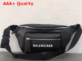 Balenciaga Everyday Belt Pack in Black Calfskin Replica
