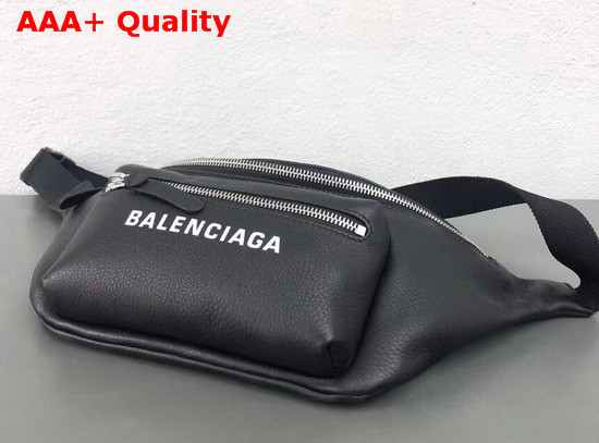 Balenciaga Everyday Belt Pack in Black Calfskin Replica