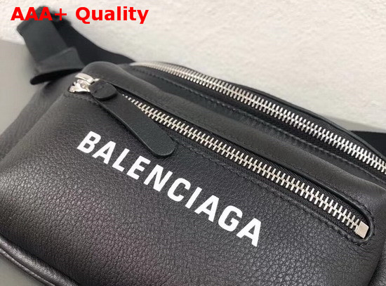 Balenciaga Everyday Belt Pack in Black Calfskin Replica