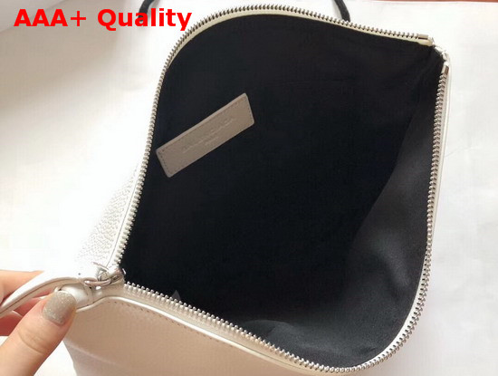 Balenciaga Everyday Pouch L White Natural Grain Calfskin Replica