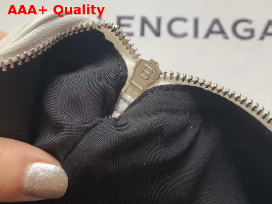 Balenciaga Everyday Pouch L White Natural Grain Calfskin Replica