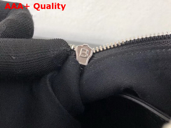 Balenciaga Everyday Pouch M Black Natural Leather Replica