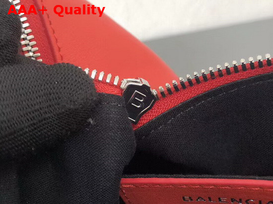 Balenciaga Everyday Pouch M Red Natural Leather Replica