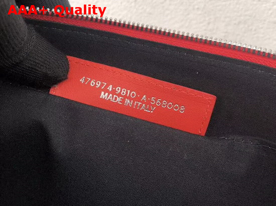 Balenciaga Everyday Pouch M Red Natural Leather Replica