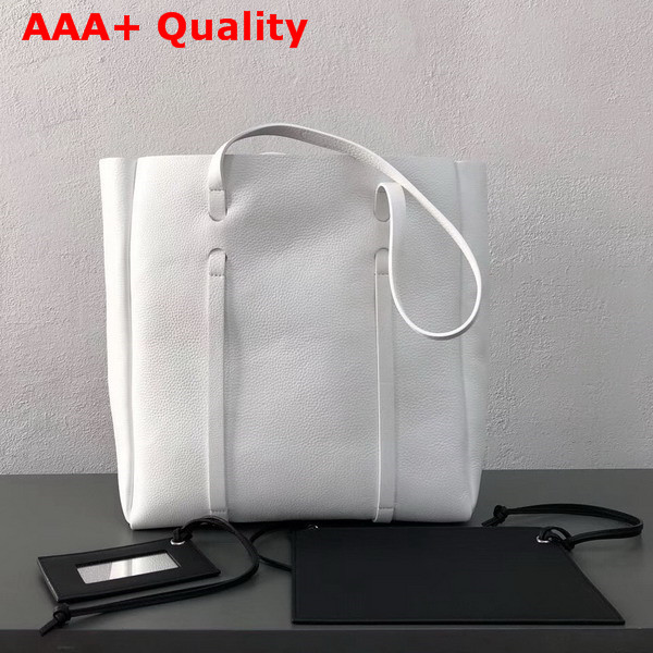 Balenciaga Everyday Tote M White Calfskin Replica