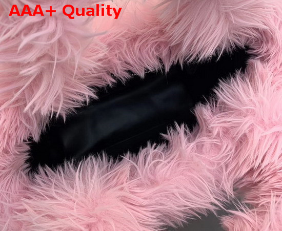 Balenciaga Everyday Tote XS Pale Pink Fake Fur Replica