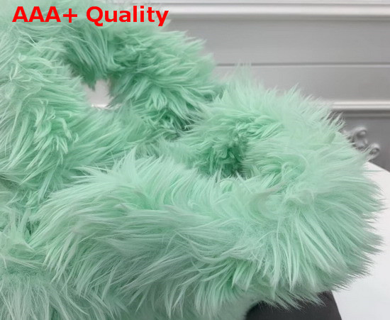 Balenciaga Everyday Tote XXS Light Mint Fake Fur Replica