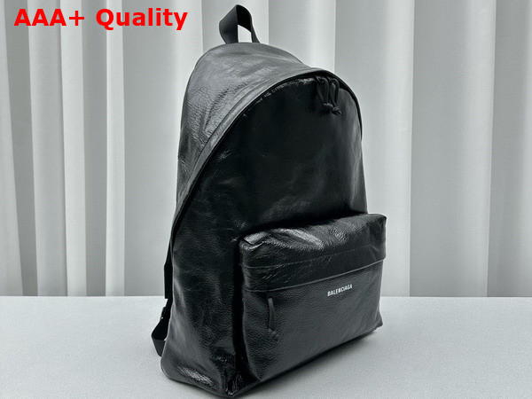 Balenciaga Explorer Backpack in Black Arena Lambskin Replica