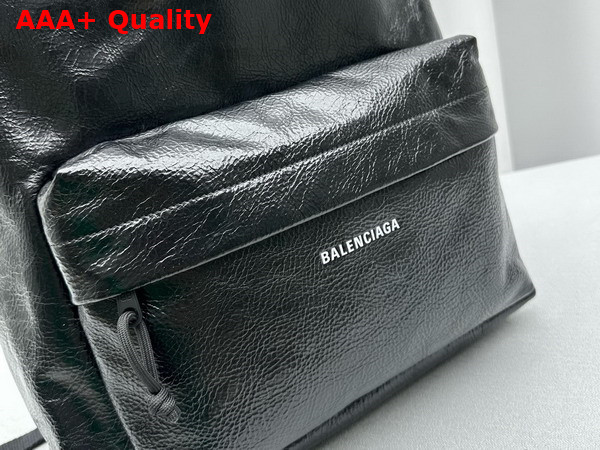 Balenciaga Explorer Backpack in Black Arena Lambskin Replica