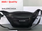 Balenciaga Explorer Belt Bag in Black Lambskin Replica