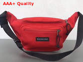 Balenciaga Explorer Belt Bag in Red Replica