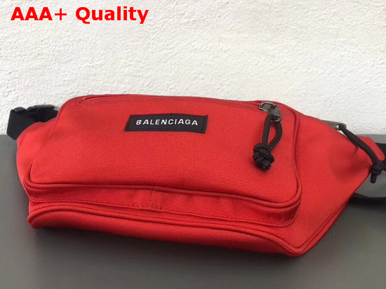 Balenciaga Explorer Belt Bag in Red Replica