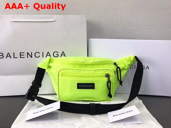 Balenciaga Explorer Belt Pack Apple Green Nylon Replica