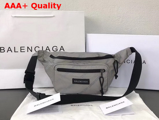 Balenciaga Explorer Belt Pack The Power of Dream Light Grey Replica