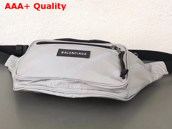 Balenciaga Explorer Belt Pack The Power of Dream Light Grey Replica